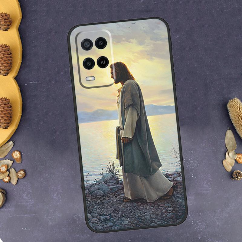 Divine Mercy Jesus Phone Case For Oppo A94 A74 A54 A15 A18 A38 A58 A78 A98 A40 A60 A80 A16 A76 A96 A57S A17 A77
