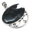 Necklace Moss Agate Gemstone Handmade Gift For Her Silver Jewelry 2"