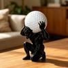 3D-печатный стенд для демонстрации мячей для гольфа Одиночный держатель для мяча для гольфа Стенд для мячей Myth Man для стола Полки для книг Книжный шкаф Полка Камин Декор
