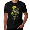 Golden Buttons Tansy Tshirt Casual Light Summer Short Sleeve Top