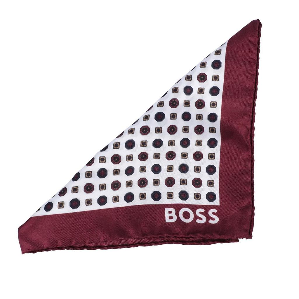 Boss Mens Logo Pocket Square