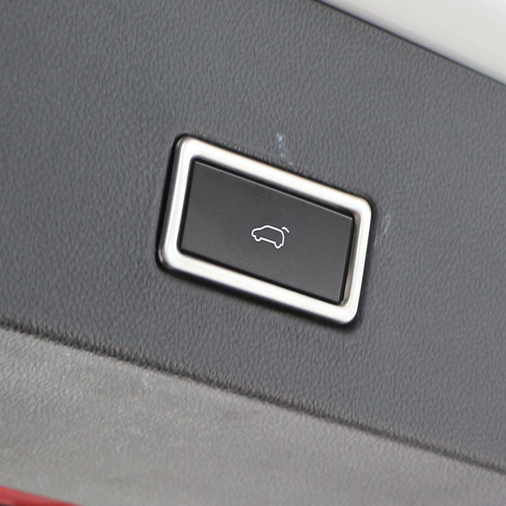 Задняя крышка багажника, кнопка, рамка, наклейка, крышка для Volkswagen VW T-ROC Troc 2018, 2019, 2020, 2021, 2022, аксессуары для накладки на переключатель багажника