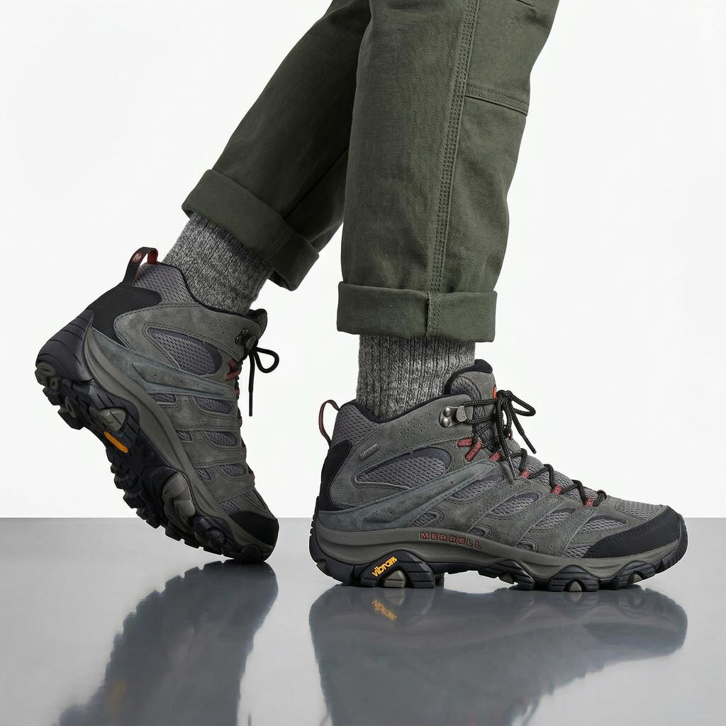 Merrell Moab 3 Mid GTX GORE-TEX - Мужские походные ботинки Треккинговые ботинки Серые J035785 ОРИГИНАЛ