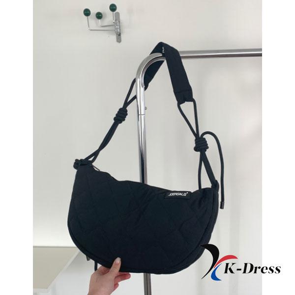 Unisex Nylon Half Moon Cross Bag (3 Colors)