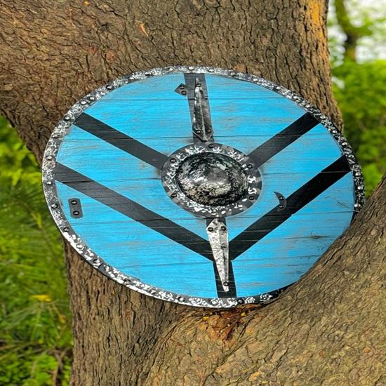 45.72 Cm Medieval Valhalla Viking Shield, Gift, Battle Ready Viking Shield, Norse Viking Round Shield, Viking Gift for Men Women