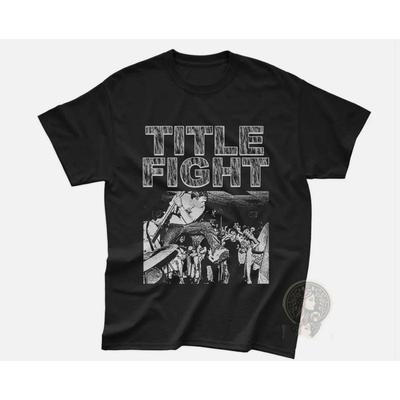 Эксклюзивная футболка Title Fight Hyperview Альбом Полный Размер S 5XL