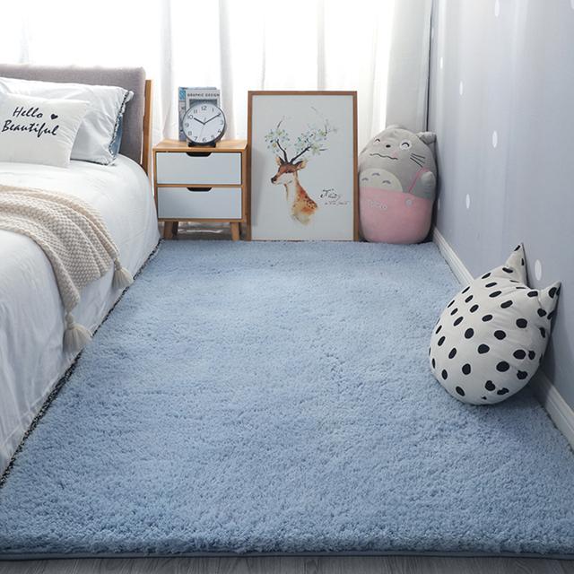 Современный ковер для гостиной, детская комната с пушистыми мягкими коврами, декор для подростковой комнаты, вход в дом, ванная комната, спальня, противоскользящие коврики