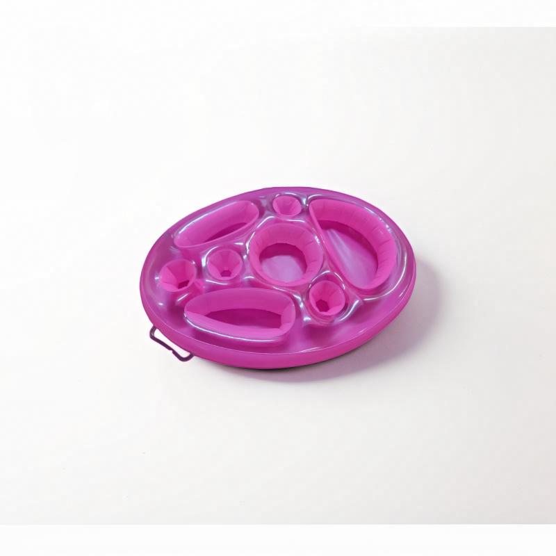 Экологичный ПВХ Надувной Подстаканник и Подставка с Отделением для Телефона и Множеством Отверстий для Напитков для Использования в Бассейне