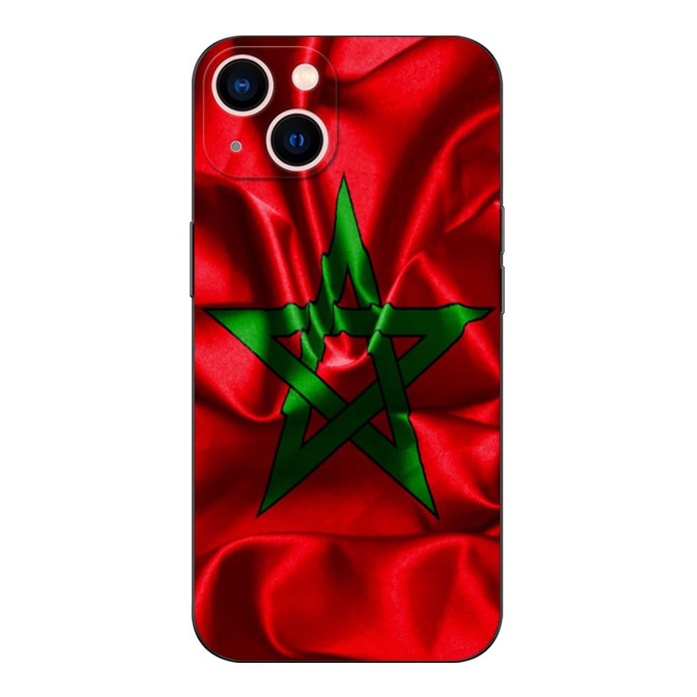 Черный чехол из ТПУ для OPPO A16 A16S A55 A94 F17 F19 Pro Reno 4 5 Lite 6 4G 5G марокканский флаг Марокко