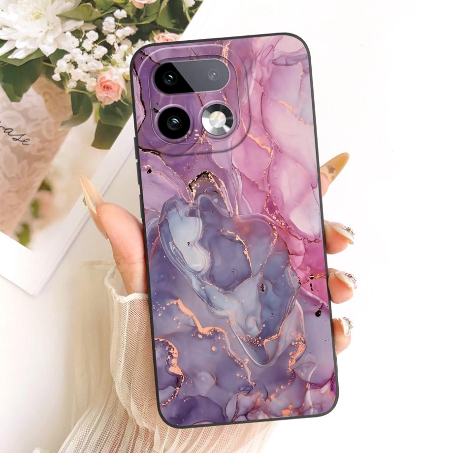 Мягкий силиконовый чехол из ТПУ для Realme 16 Pro Pro+ Чехол для телефона Винтажный Звездный Вишневый Бант Печать Ромашка Бампер Для Realme16 Ударопрочный