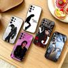 M-Michael Jackson Чехол для телефона для Samsung S25, S24, S21, S22, S23, S30, Ultra, S20, Plus, Fe, Note, 10, 9, 5G Черный Чехол