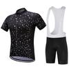 Breathable Summer Short Riding Bicycle Cycling Clothing Set Men Sport Jerseys Suits White Bib Pants Bicycle Clothes Race Bicycle Wear Tights