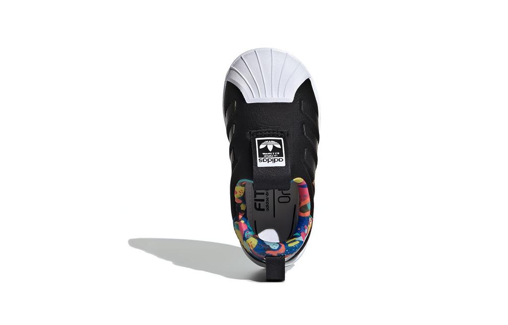 adidas Оригиналы SUPERSTAR 360 Устойчивые к истиранию Дышащие Низкие Детские и Малышовые Обувь Черный Младенец и Малыш EE6276