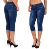 Women Jeans High Waist Jeans High Elastic Plus Size Stretch Jeans Washed Denim Skinny Pencil Pants