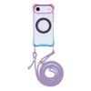 For iPhone Air Magnetic Case Ring Kickstand TPU + PC Phone Cover with Lanyard
