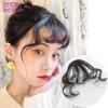 WTB Synthetic Roll Bangs Wig Piece Women's Natural Fluffy Seamless Wear Roll Bangs Wig