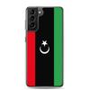 Coque Téléphone - Samsung - Galaxy S21 Ultra - Drapeau Libye - Souple - Multicolore