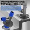 Multi-functional Floor  Drain Adapter Universal Sewer Connector Sink Elbow Pipe Connector  Kitchen