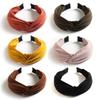 New Arrival Women's Headband Classic Solid Hairband Turban Cross Knot Hair Accessories High Quality Hair Hoop