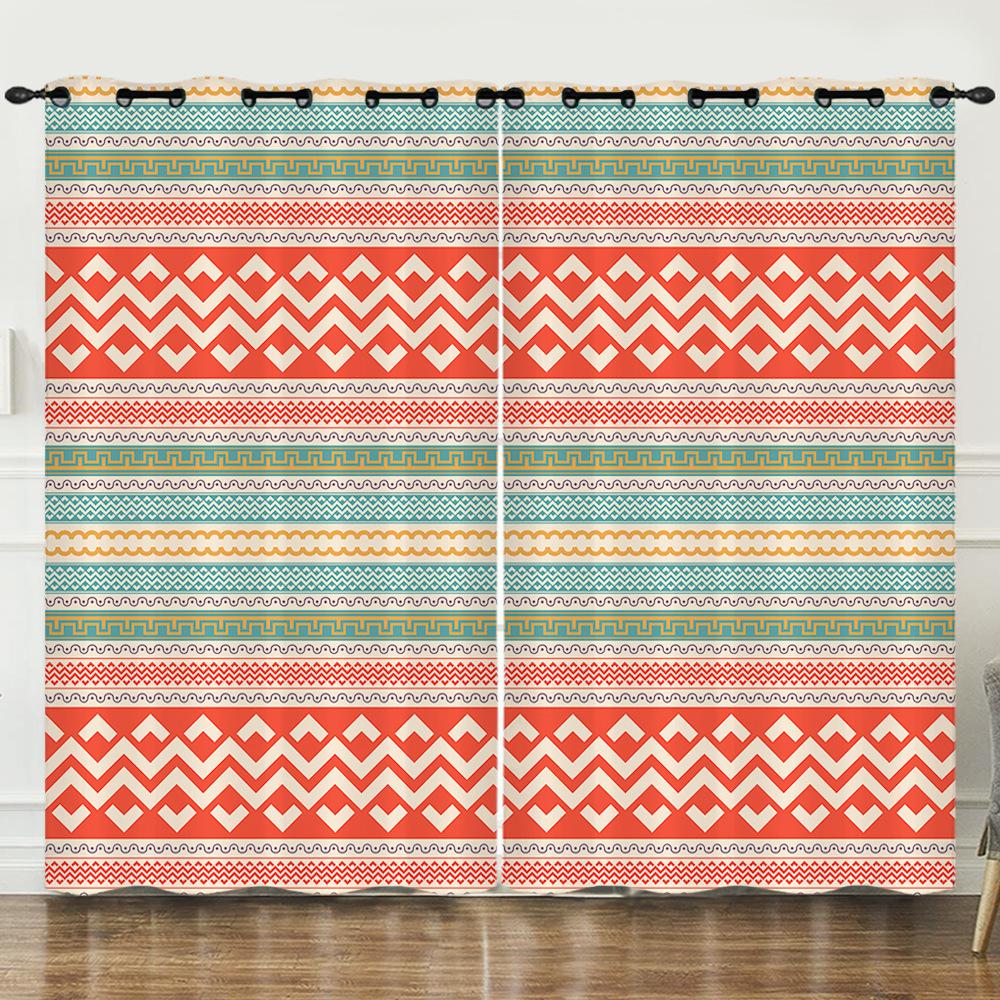 Серия 3D Fresh Printing Цифровая печать Штора Блэкаут и на люверсах