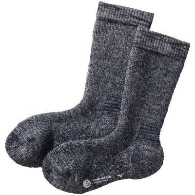 Mizuno Дышащие термоноски Thermowool очень толстые для улицы Размер см Путешествия, B2JX9704, Темно-синий, 22.0-24.0