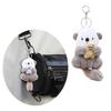 Otter Bag Charm Purse Decoration Plush Keyring Bags Accesories Cartoon Keychain for Women Kids and Animal Enthusiasts