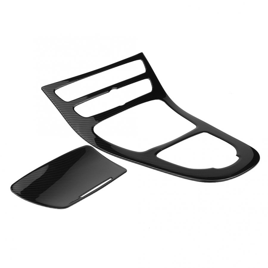 Автомобильный центр управления механизмом переключения передач, декоративная накладка, цвет углеродного волокна для Mercedes Benz E-Class W213 2016 2017