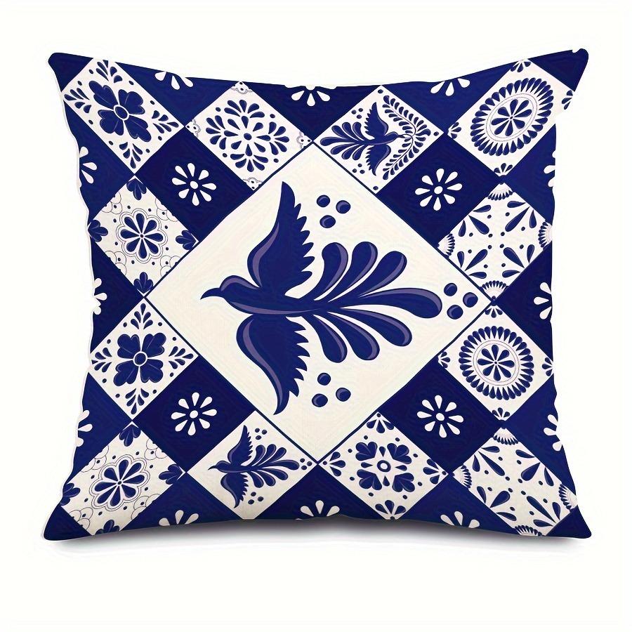 American Elements Pattern Home Decorative Pillowcase Living Room Sofa Polyester Cushion Cover With Zipper