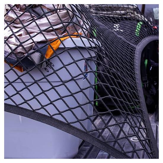 Highly elastic cargo net, simple truck bed cargo net storage rack, suitable for daily light trucks, 4'x4' can be stretched to 7'x7' (single layer)