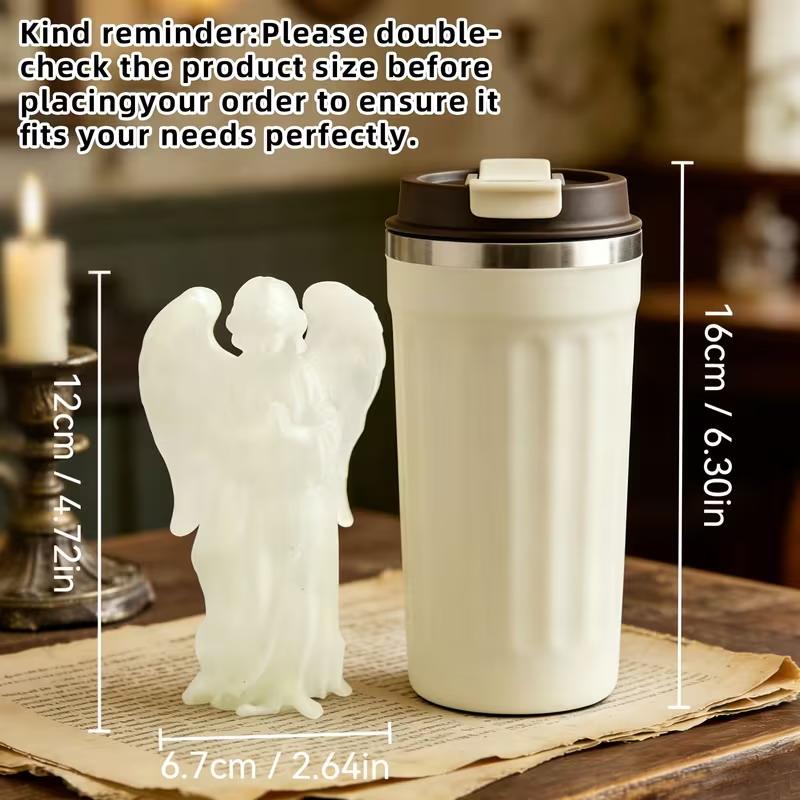 Adorable Glow in the Dark Angel Figurines with Fairy Elements for Tranquil Home Decoration