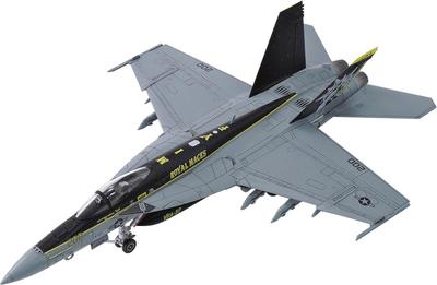 PLATZ Масштабный Истребитель Super Hornet Королевские Булавы 2024 Пластиковая Модель с Маскировочными Наклейками 1/72 США. Палубный F/A-18E VFA-27 AE-48 (Самолет)