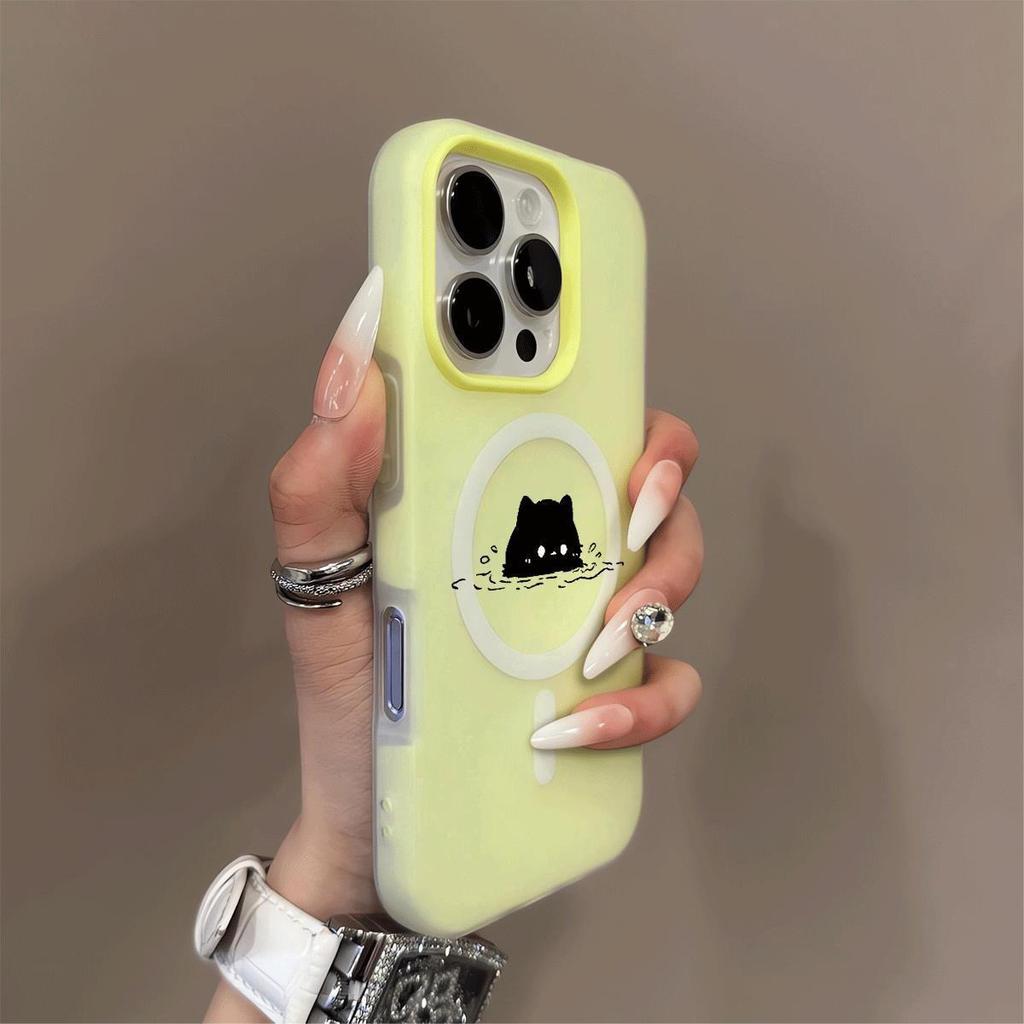 Магнитный Желейный Чехол-Книжка Два в Одном для Мобильного Телефона Iphone14promax для Apple Мобильного Телефона Защитный Чехол Силиконовый Двухслойный