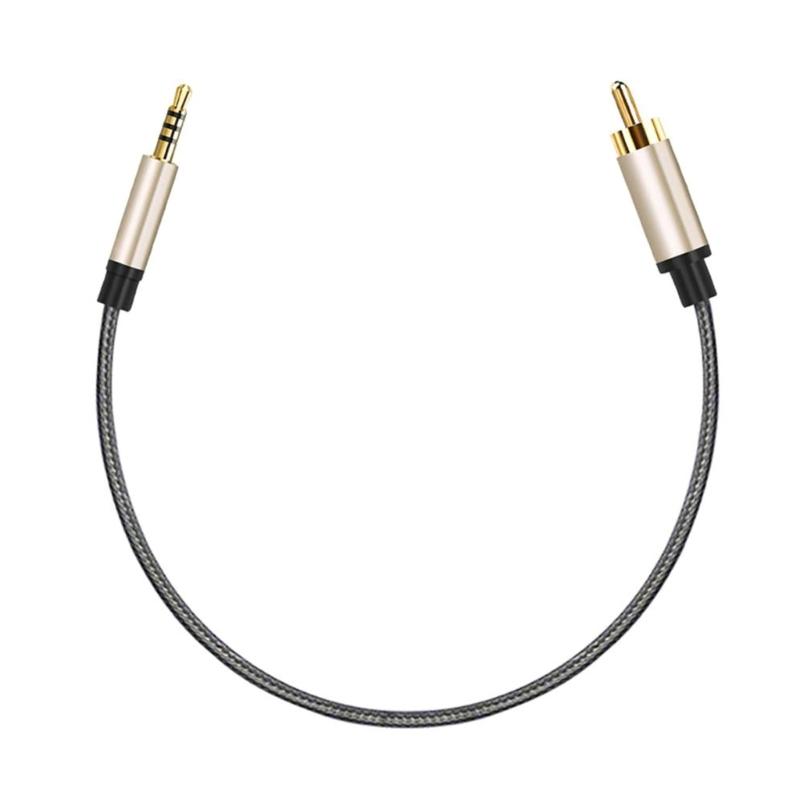 Аудиокабель 3,5 мм на RCA, Аудиокабель 3,5 мм AUX на RCA в нейлоновой оплетке для SPDIF, Стереокабель, Цифровой коаксиальный приемник
