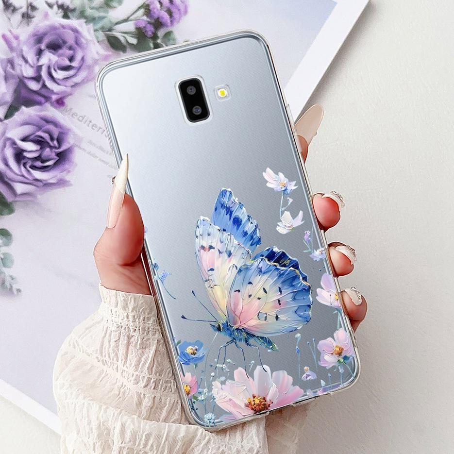 Чехол для Samsung Galaxy J6 Plus SM-J610F Милый Модный Чехол с Рисунком Сердечко Мягкий Силиконовый Чехол для Samsung J6 J600F J6+ Корпус