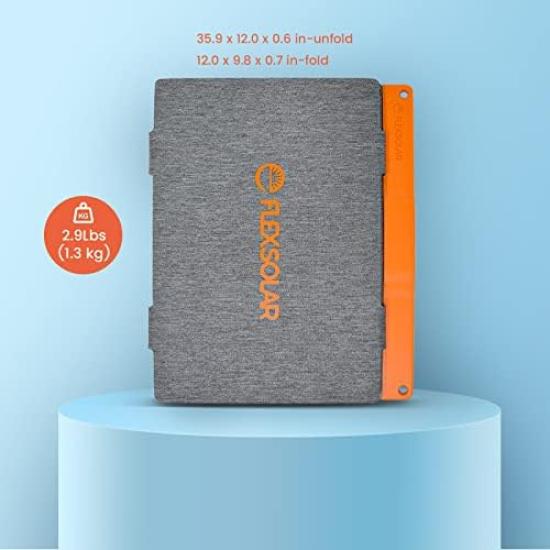 FlexSolar солнечная панель 40 Вт солнечное зарядное устройство 2 USB быстрая зарядка солнечное зарядное устройство IP67 водонепроницаемый для использования энергии защита от тайфунов предотвращение стихийных бедствий Джаккури