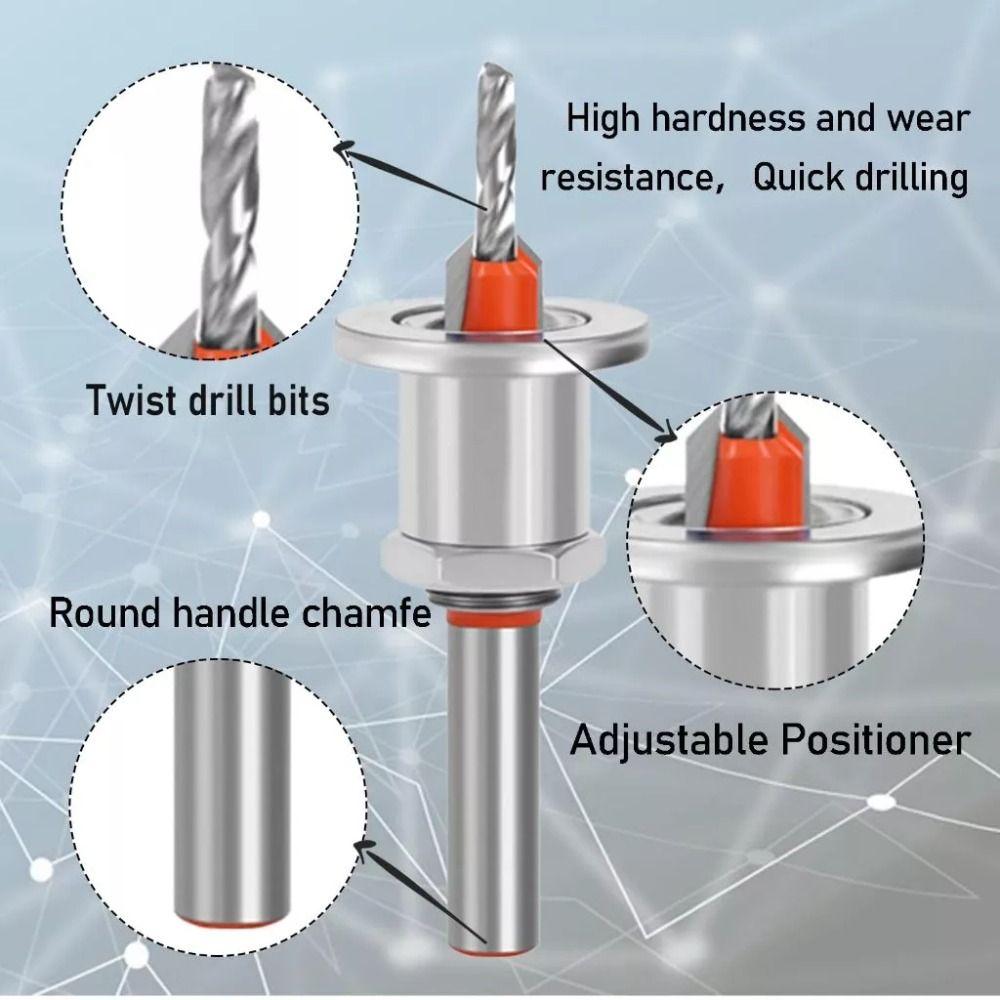 Anti-Slip Design Adjustable Countersink Adjustable Shank Chamfer Tool Screw Chamfer