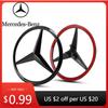 Горячая Автомобильная Наклейка 3D ABS Звезда Mercedes Benz Задний Логотип Эмблема Багажника Автомобиля Для W203 W204 W205 W212 W213 X253 X156 W166 W167 W176 W177