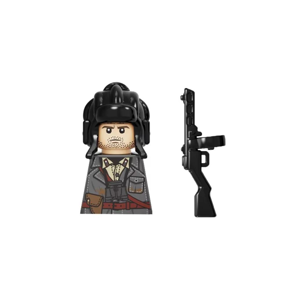 Военные Фигурки Солдат Армии США Советских Солдат Строительные Блоки MOC Санитар Винтовка Снайперская Кепка Бунижон Шлемы Детская Игрушка Подарок B145