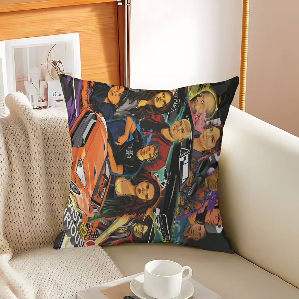 F-Fast & F-Furious pillow cover sofa cushion cover home room decoration children gift