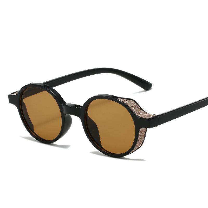 Новые винтажные круглые солнцезащитные очки Женские Мужские Брендовые Круглые Солнцезащитные очки Женские Овальные Очки для Мужчин Женщин Очки