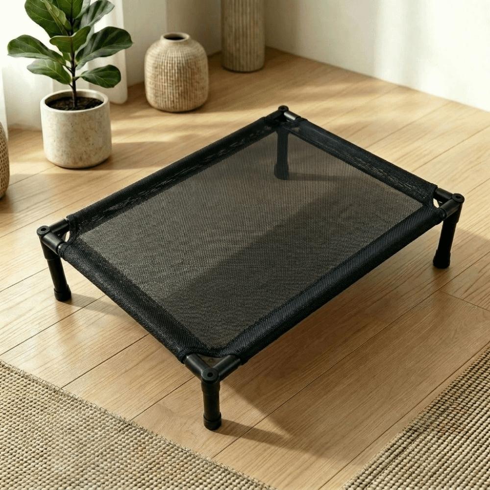Moisture Proof Pet Camping Bed Non-Slip Cat Sofa Bed Durable Elevated Pet Bed Indoor Outdoor