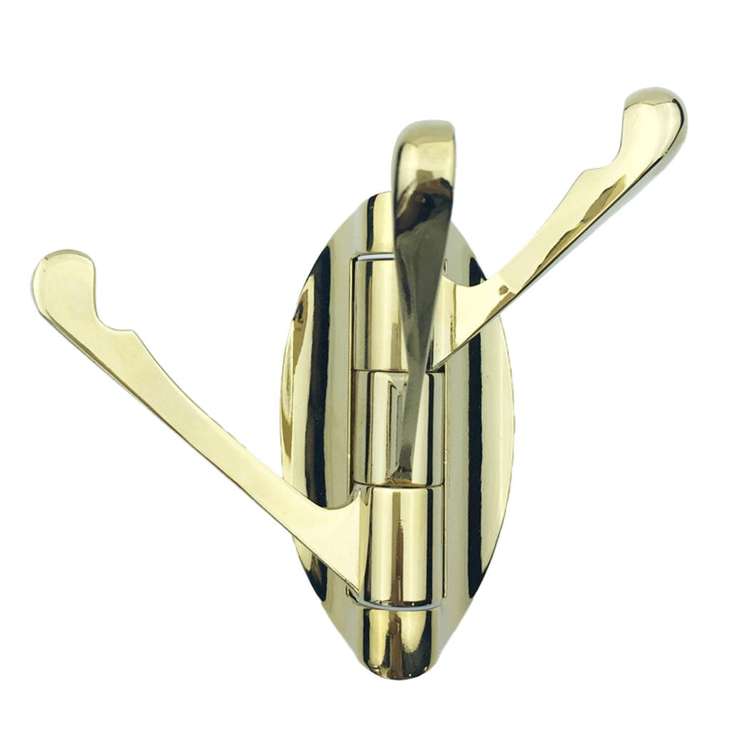 Вращающийся на 180° крючок для вешалок, бытовые металлические настенные вешалки с 3 крючками для кухни и ванной комнаты, многофункциональный регулируемый держатель для сумок