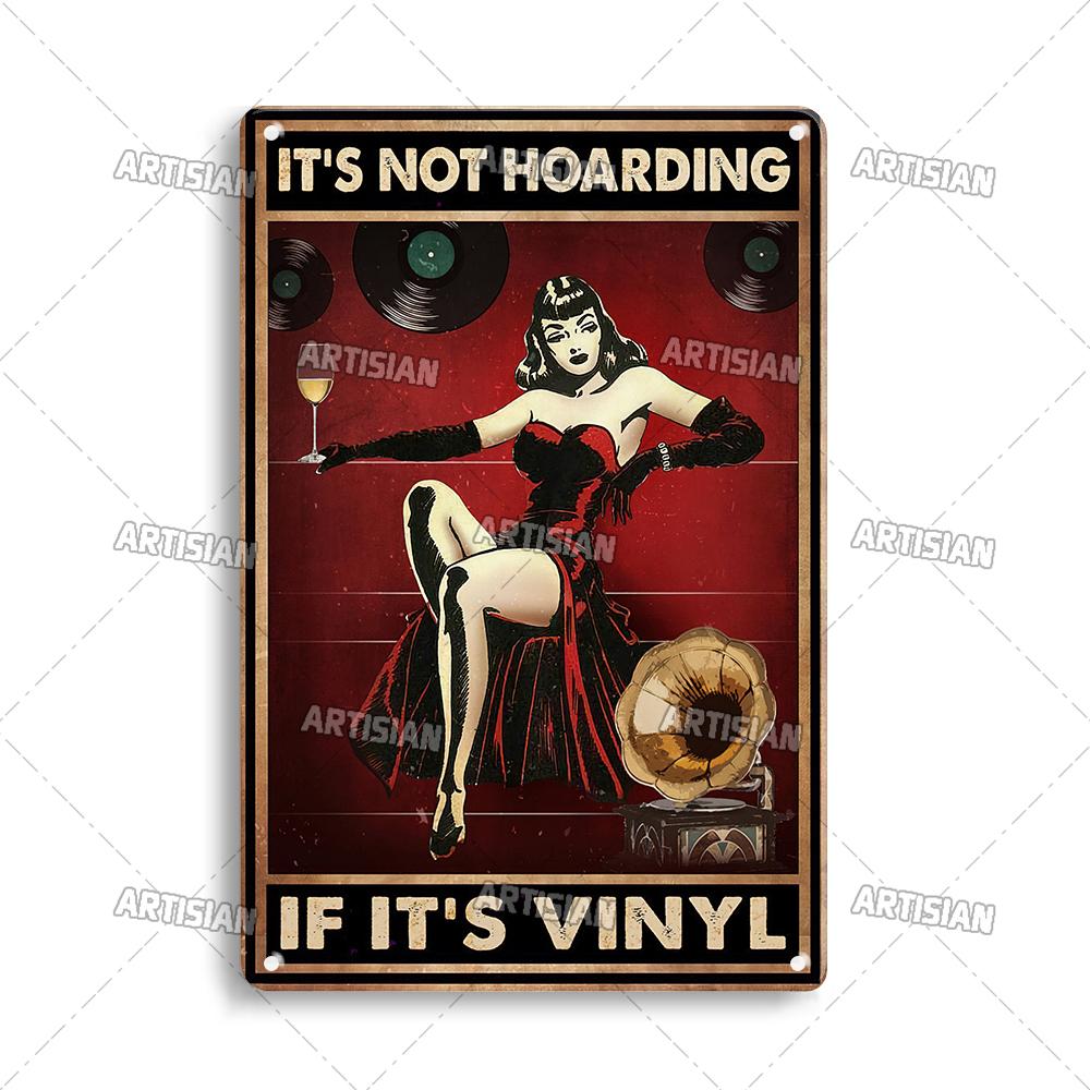 Классические виниловые пластинки настенная тарелка винтажная музыка металлическая жестяная вывеска настенное искусство металлический плакат мужская пещера кафе клуб индустриальный декор