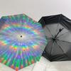 1pc Rainbow Starburst Automatic Open/Close Umbrella with Windproof, 8-Rib Sturdy Canopy, Durable Ribs, Fashionable Design1238A