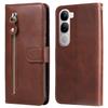 Zipper Wallet Case for vivo Y300 5G/Y200 5G/V40 Lite (Indonesia) 5G/4G Calf Texture Leather Phone Cover