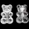 Home Party Supplies Transparent Bear Pendant Candy Color 50Pcs 19*12mm Handing Craft For Jewelry Making DIY Accessories Necklace Bracelet