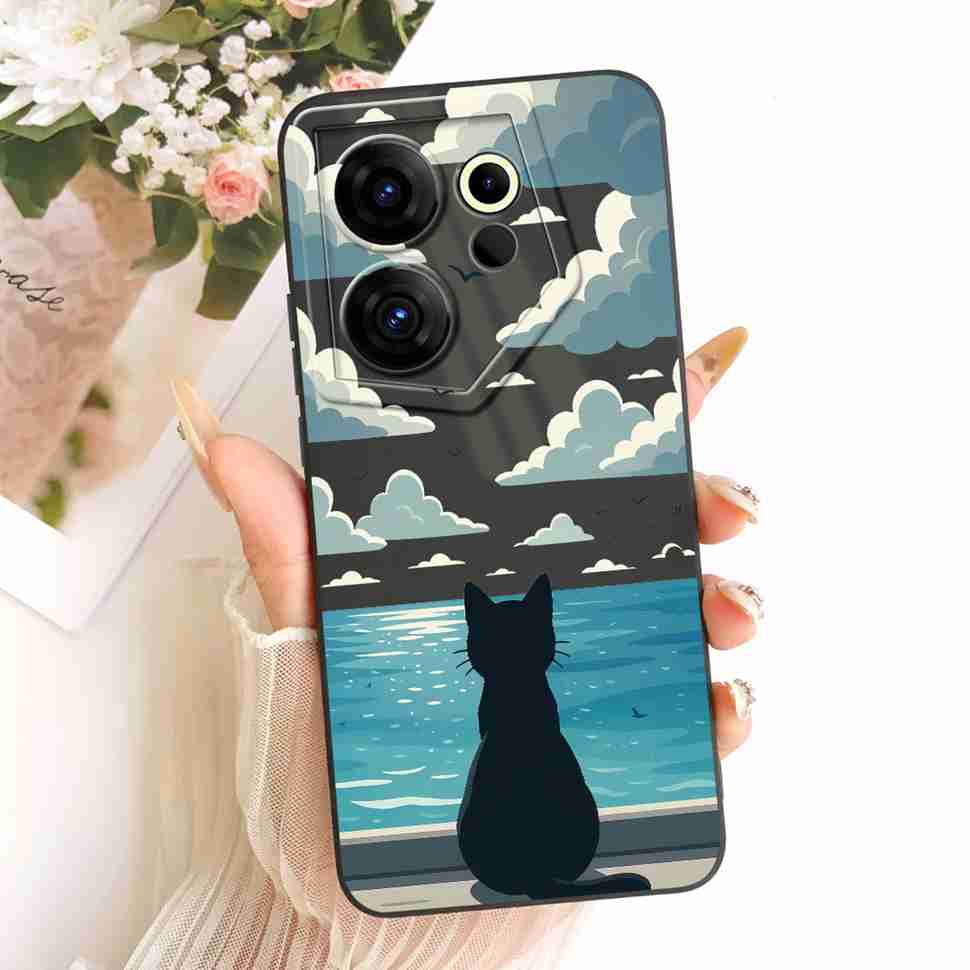 Simple Design Cartoon For Tecno Camon 20 Premier 5G Case Silicone Back Cover For Camon 20Premier 5G CK9n Phone Cases Bumper