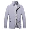 Thin Jacket Men's Spring and Autumn New Loose Stand-up Collar Business Casual Jacket Coat