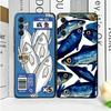 Скидка Мягкий чехол для телефона с соленой рыбой для Samsung A17 A37 A57 A16 A26 A36 A56 A15 A25 A35 A55 A14 A24 A34 A54 A13 A23 A33 A53 A