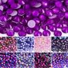 Purple Series Glass Hot Drill, Imitation Austrian Hot Drill Hot Melt Adhesive Bottom Diy Mobile Phone Case Beauty Clothing Accessories